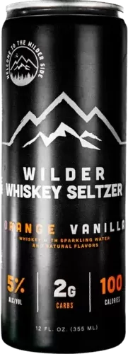 Wilder Whiskey Seltzer Orange Vanilla