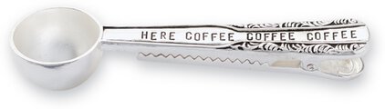 Mud Pie Metal Coffee Text Coffee Clip