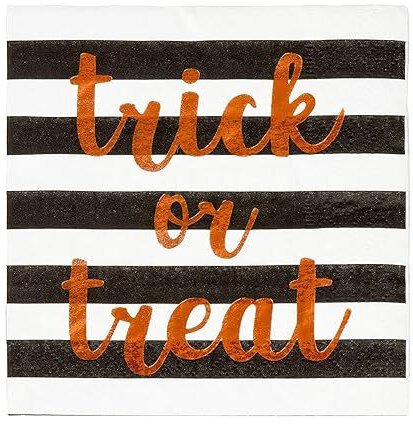 Trick or Treat Paper Cocktail Napkins