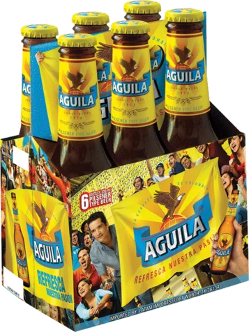 Aguila Beer Columbia 6pk Bottles