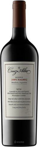 Cruz Alta Malbec Reserve