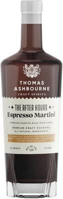 Thomas Ash The After Hours Espresso Martini Cocktail