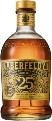 Aberfeldy 25 Scotch Whiskey Anniversary Sherry Cask Finish