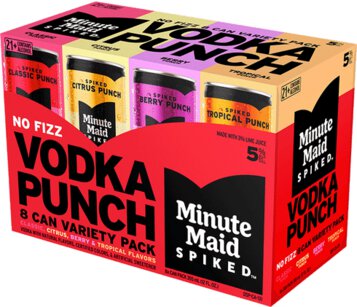 Minute Maid Spiked Vodka Punch Variety