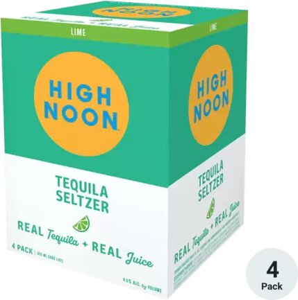 High Noon Tequila & Soda Lime Hard Seltzer 4pk Cans