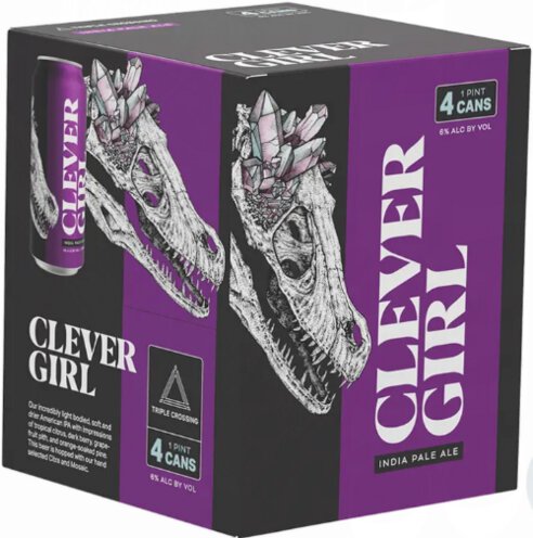 Triple Crossing (VA) Clever Girl IPA 16oz 4pk Cans
