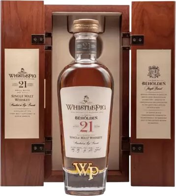 WhistlePig Farm 'The Beholden' 21 Year Old Single Malt Whiskey