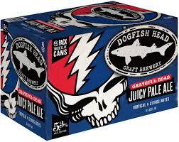 DOGFISH HEAD GREATFUL DEAD JUICY PALE ALE 6CAN