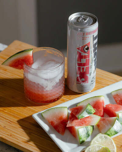 Delta Light Juicy Watermelon 5mg THC + 1mg CBD Seltzer