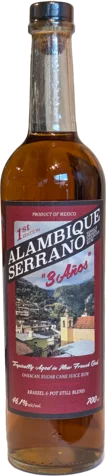 Alambique Serrano 3 Anos Dark Rum