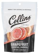 Collins Grapefruit Dehydrated Fruit Cocktail Garnish