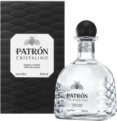 Patron Cristalino Anejo Tequila