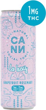 Cann Grapefruit Rosemary Seltzer 2mg D9 Thc 4mg Cbd