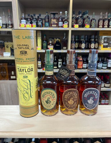 E H Taylor Barrel Proof Bourbon 4 Bottles Bundle