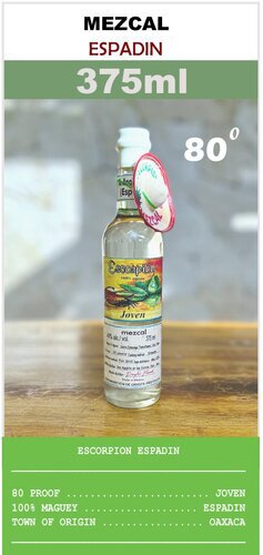 Escorpion Joven Espadin Mezcal