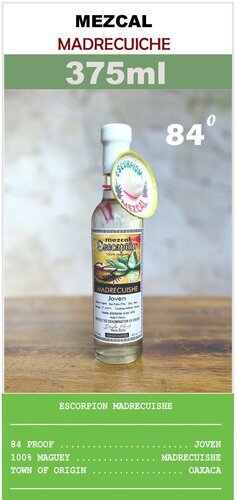 Escorpion Joven Madre Cuishe Mezcal