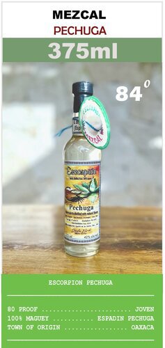 Escorpion Pechuga Espadin Mezcal