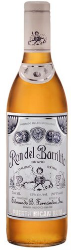 Ron Del Barrilito 2 Stars Aged Rum - 750ml
