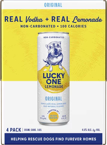 Lucky One Lemonade Original 4Pk - 4x355ml