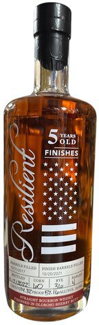 Resilient 5 Years Old Finishes Finished In Oloroso Sherry Butt Straight Bourbon Whisky