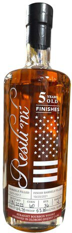 Resilient 5 Years Old Finishes Sherry Cask Straight Bourbon Whisky 114.70pf