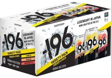 Suntory -196 Vodka Seltzer Variety Pack