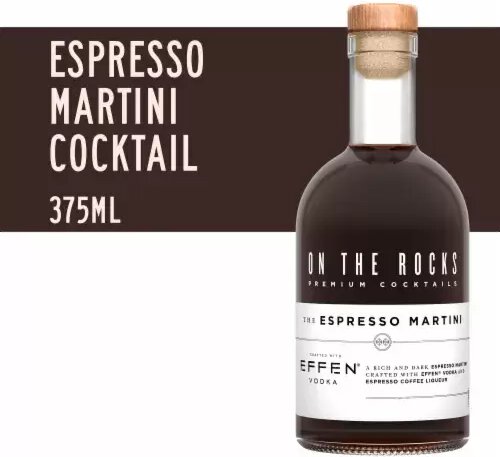 On The Rocks , Effen Tequila Espresso Martini 375ml-US, Kentucky