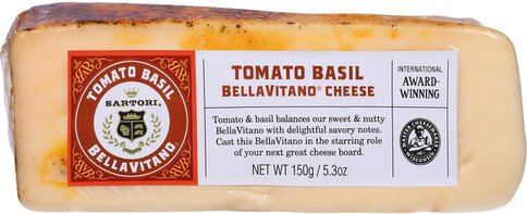 Sartori Tomato Basil BellaVitano Wedge
