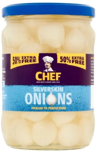 Chef Silverskins Onions 355g