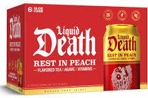LIQUID DEATH REST IN PEACH TEA