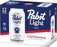 PABST LIGHT BEER