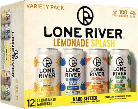 Lone River Lemonade Splash Hard Seltzer Variety Pk