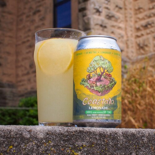 Coastalo Lemonade 10mg THC Sparkling Beverage