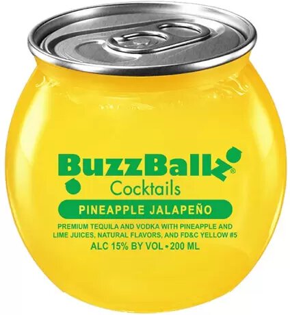 BuzzBallz Cocktails Pineapple Jalapeno 200ml