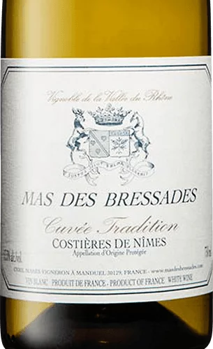 Mas des Bressades Cuvée Tradition Blanc Costières de Nîmes