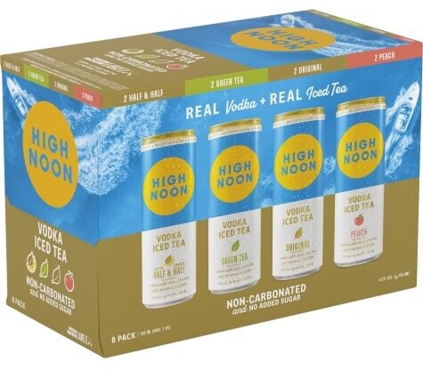 High Noon Vodka Iced Tea Lake Pack Variety (8-Pack) Cans