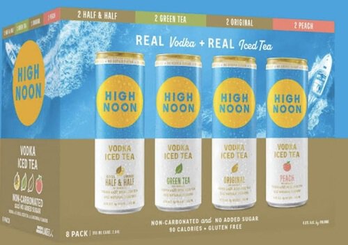 High Noon Vodka Iced Tea Lake Pack Variety