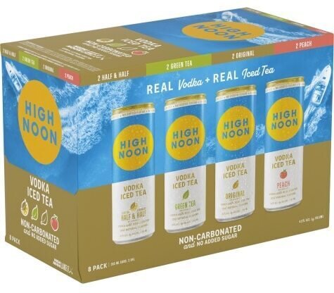 High Noon Vodka Iced Tea Lake Pack Variety (8-Pack) Cans