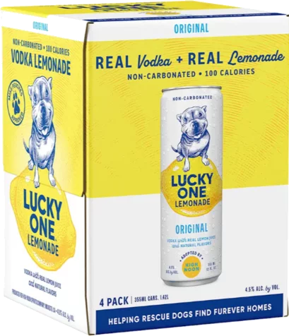 High Noon Lucky One Vodka Lemonade Original