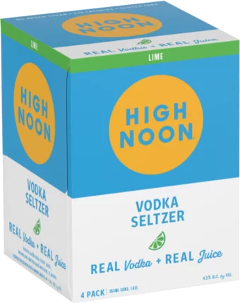 High Noon Lime Vodka Seltzer 4-Pack