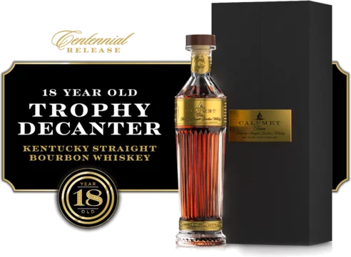Calumet Farm Trophy Decanter 18 Year Old Kentucky Straight Bourbon