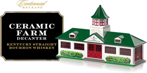 Calumet Farm Bourbon Ceramic Decanter 100th Anniversary Release