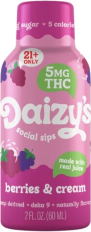 Daizy's Shot Berries And Cream 5mg THC