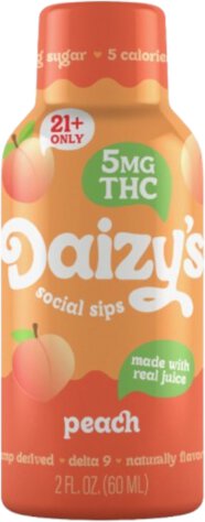 Daizy's Shot Peach 5mg THC