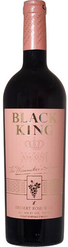Black King Rose Dessert Wine Rep Of Moldavia