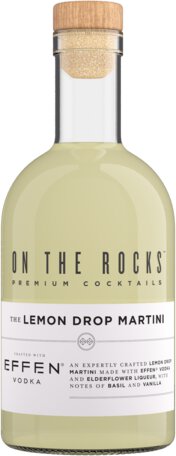 On The Rocks Effen Vodka-The Lemon Drop Martini