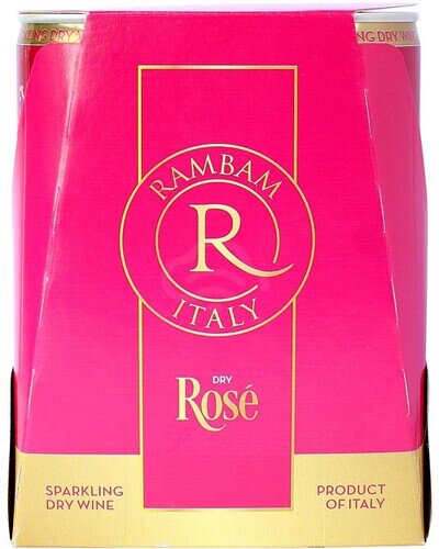 Rambam Dry Rosé Cans