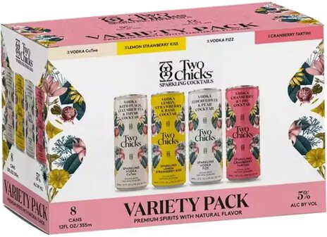 Two Chicks Vodka Variety Pack