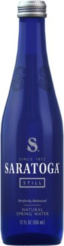 Saratoga Sparkling Spring Water Bottle