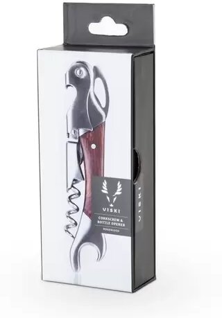 True Fab Viski Double Opener Corkscrew